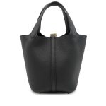 Hermès Black Clemence Picotin Lock 18 Gold Hardware - Image 4